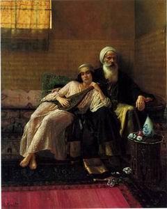 unknow artist Arab or Arabic people and life. Orientalism oil paintings 03 oil painting image